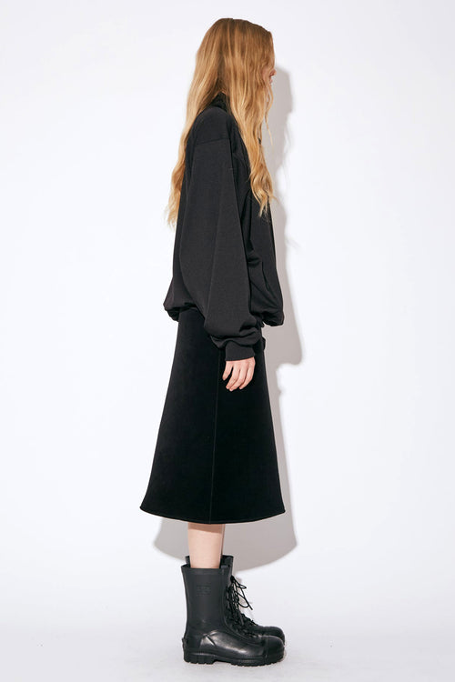 Sports High Neck Zip Up Jersey Pullover