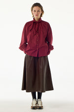 Claude Leather Skirt