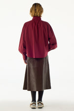 Claude Leather Skirt