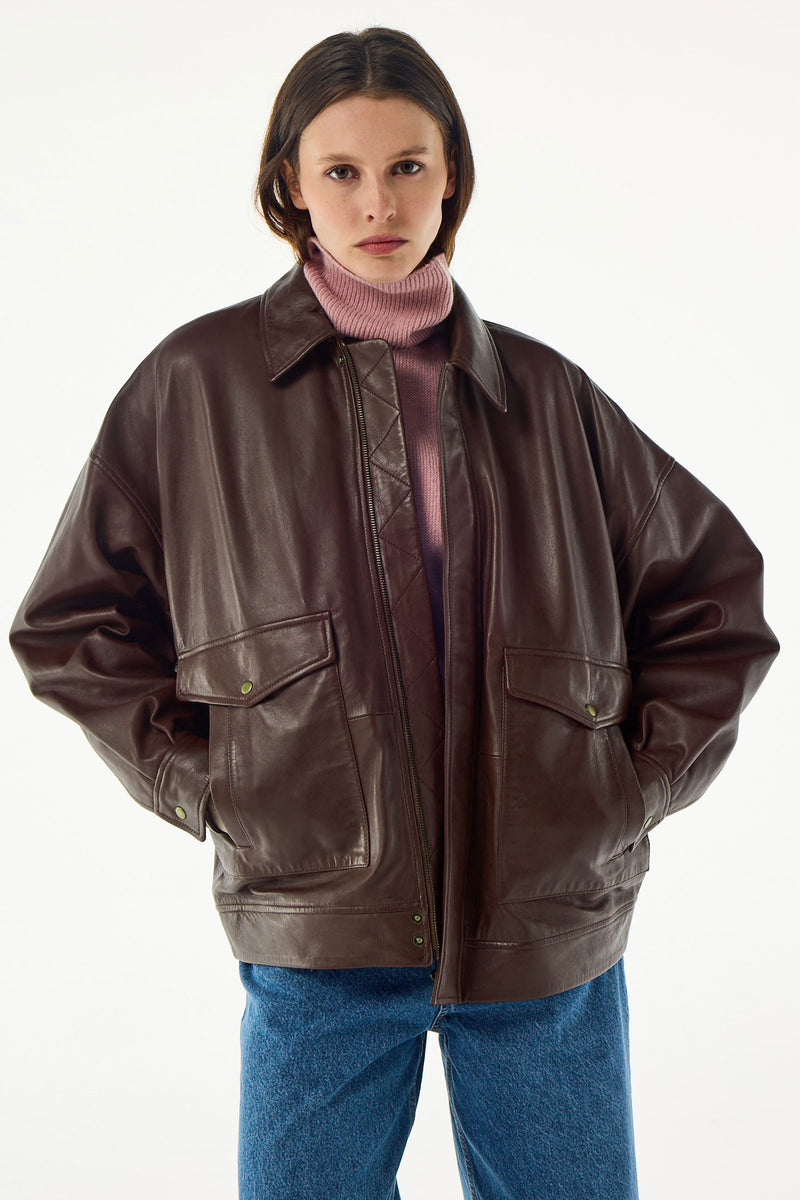 Edgar Leather Blouson