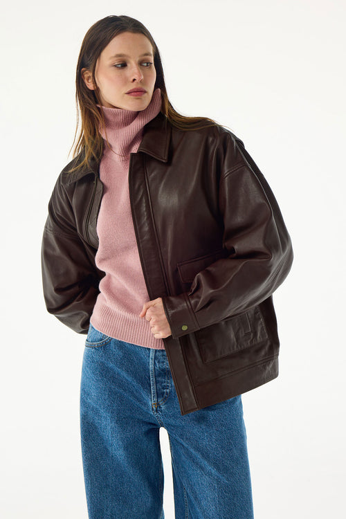 Edgar Leather Blouson