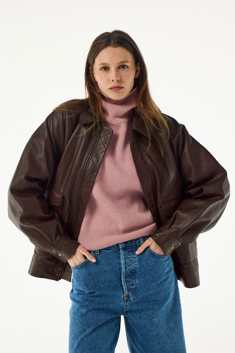 Edgar Leather Blouson