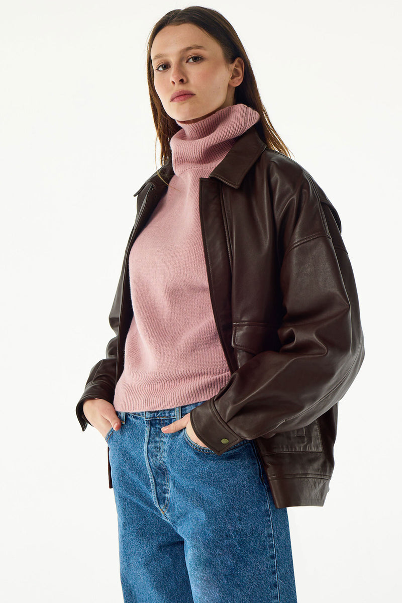 Edgar Leather Blouson