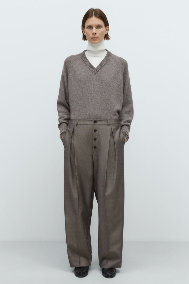 Tailoring Mohair Buttoned Pants