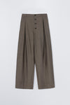 Tailoring Mohair Buttoned Pants