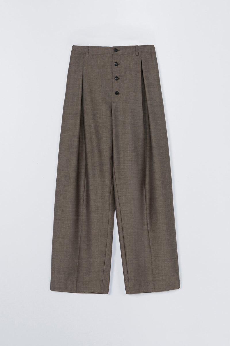 Tailoring Mohair Buttoned Pants