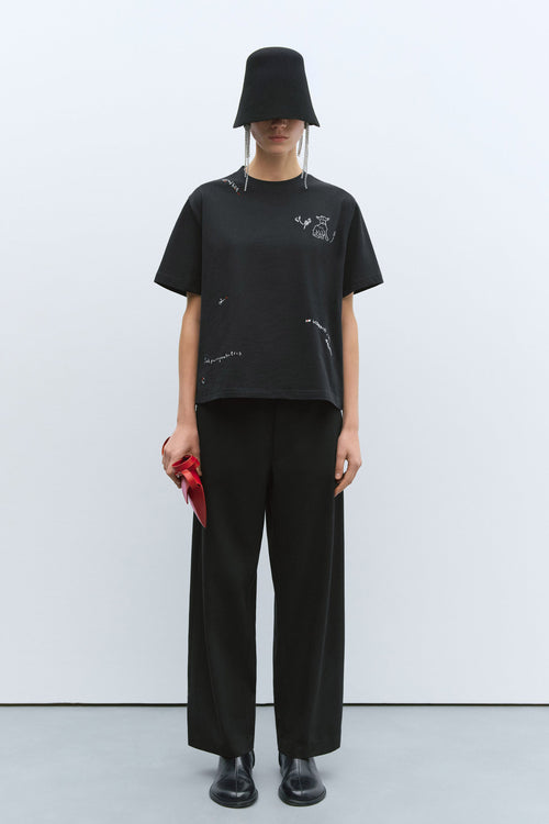 Instante Embroidered Cotton T-Shirt