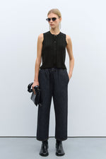 Merino Wool Ribbed Waistcoat