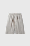 Linen Maxi Bermuda Shorts