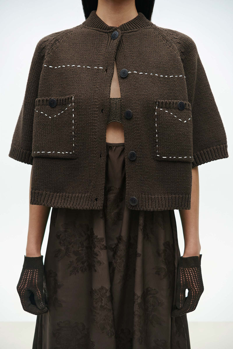Cotton Stitched Knitted Top