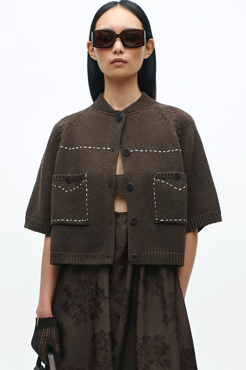 Cotton Stitched Knitted Top