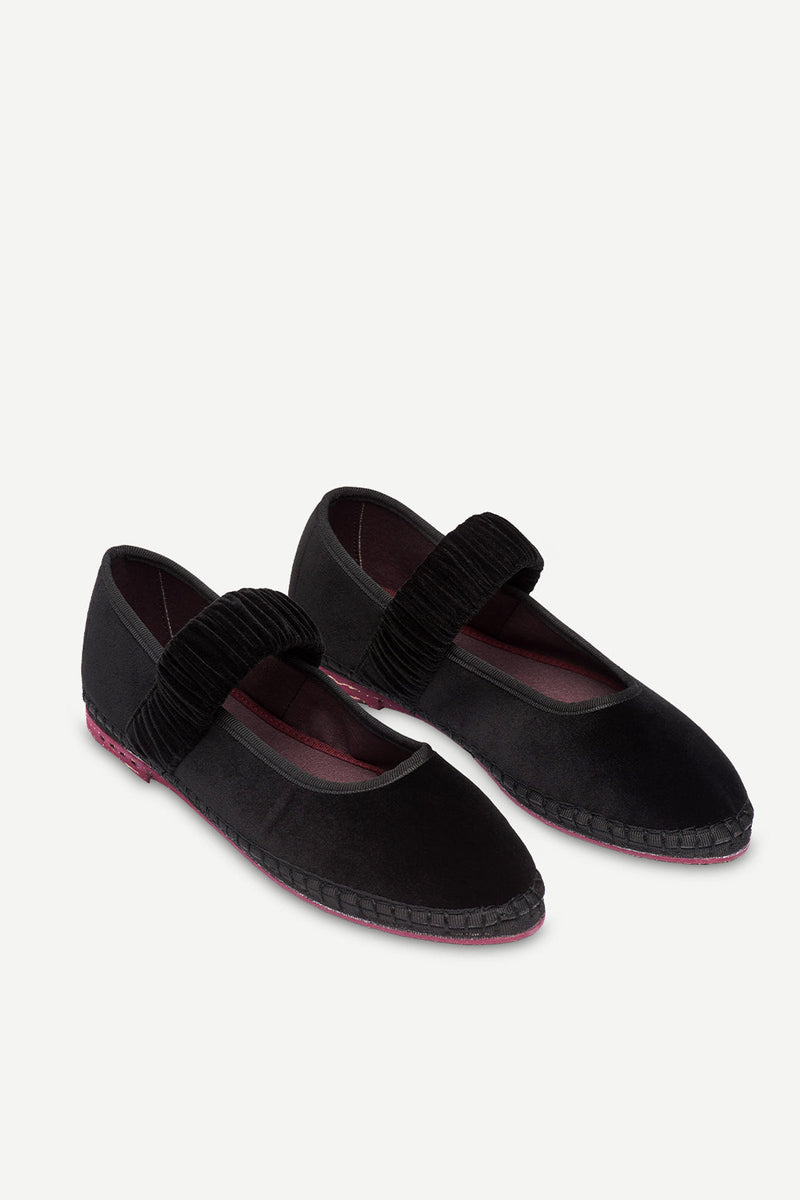 Mafalda Velvet Ballerinas