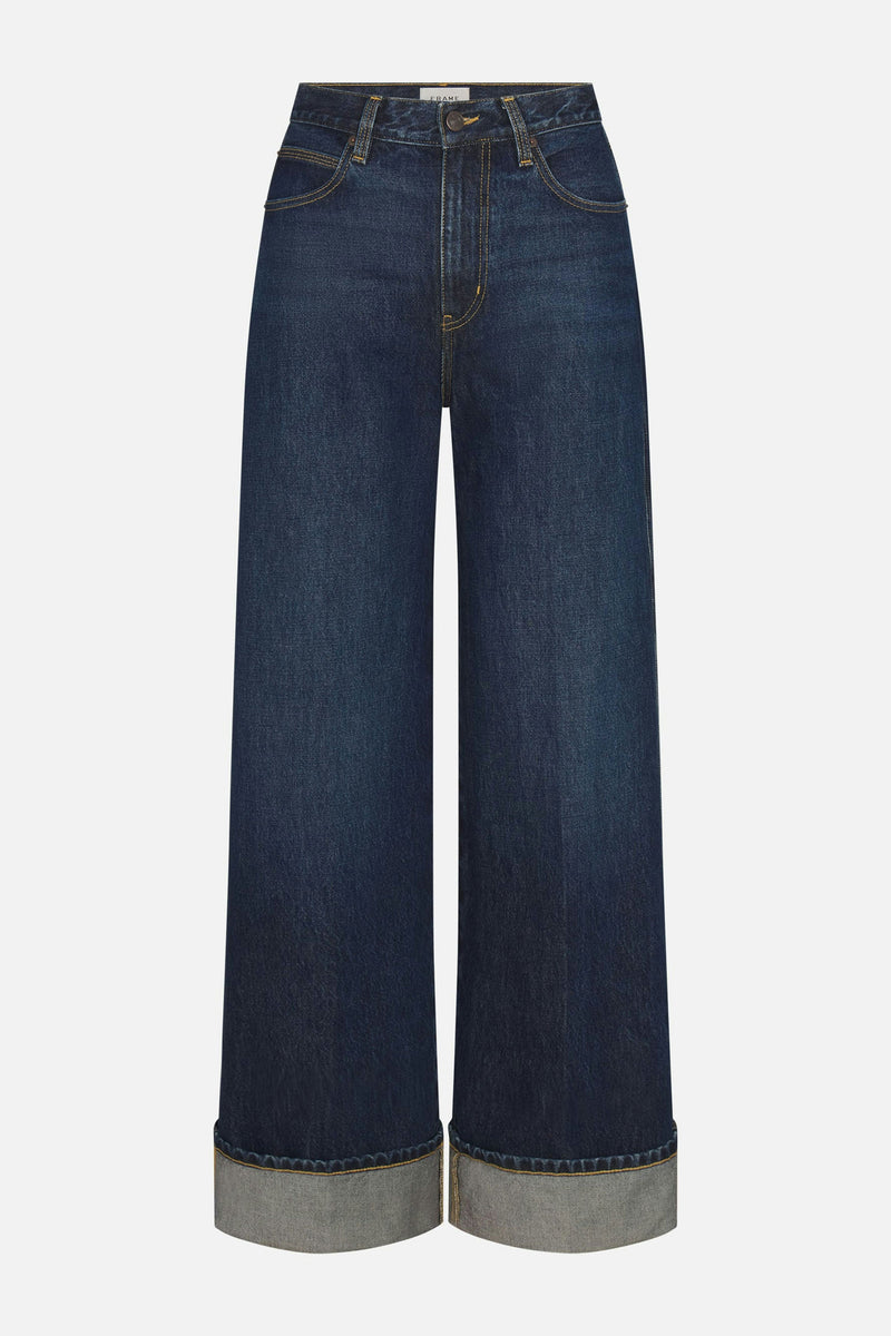The Cuffed Wide Jeans