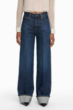 The Cuffed Wide Jeans
