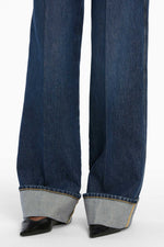 The Cuffed Wide Jeans