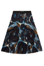 Charming Printed Polyester Pleated Skirt