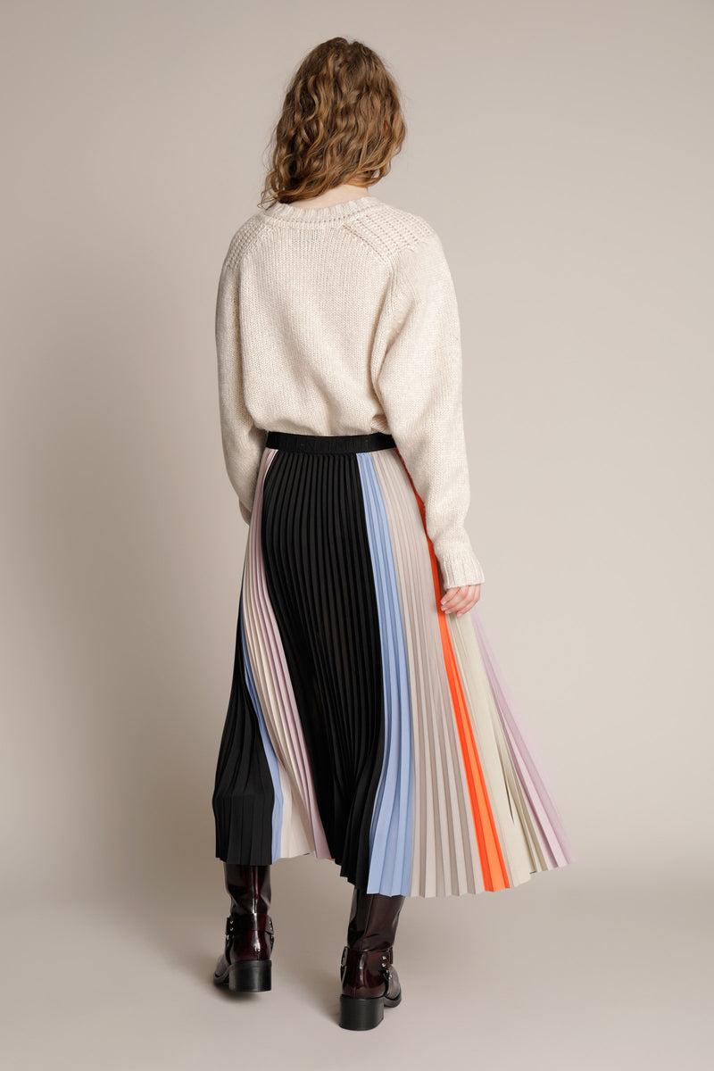 Charming Polyester Pleated Skirt