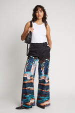 Eileen Printed Viscose Trousers