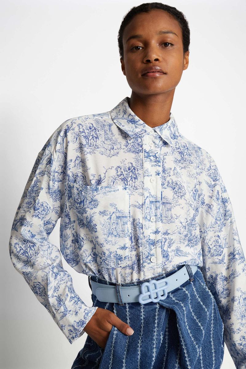 Filius Printed Viscose Shirt