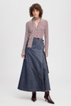 Landrea Cotton Denim Skirt