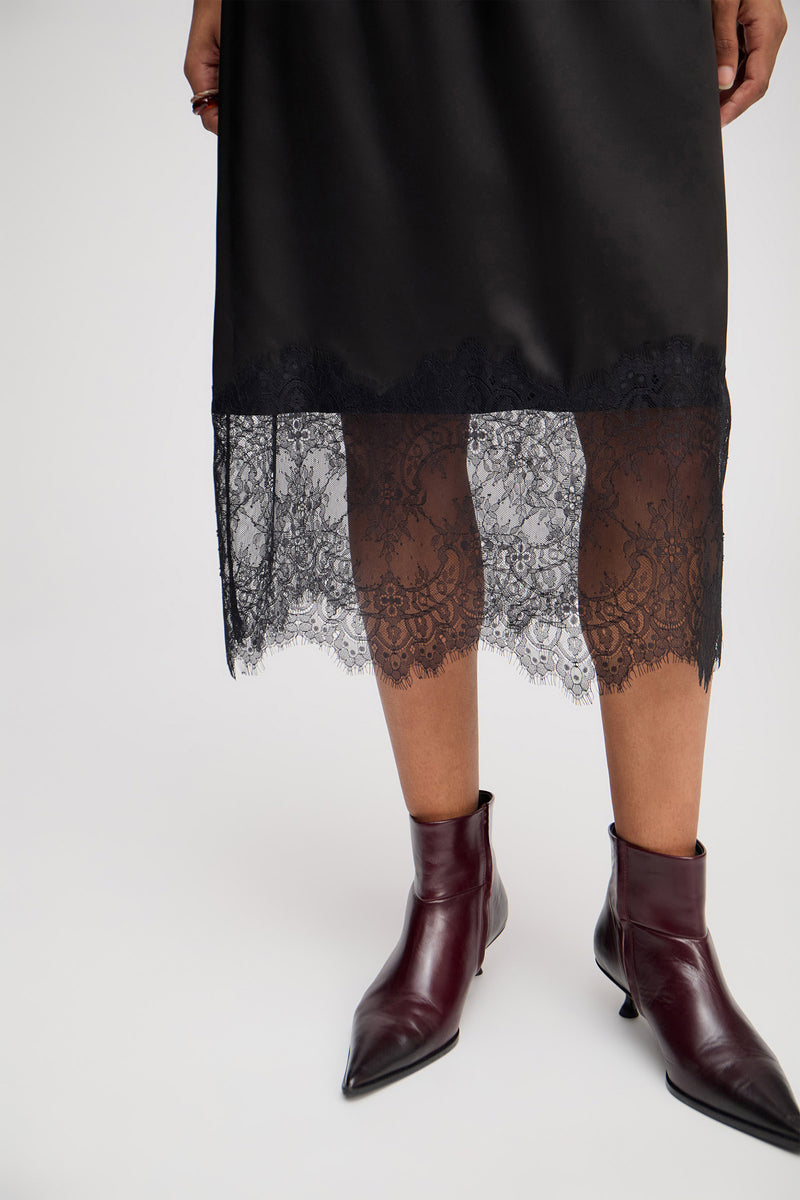 Latosha Lace Slip Skirt