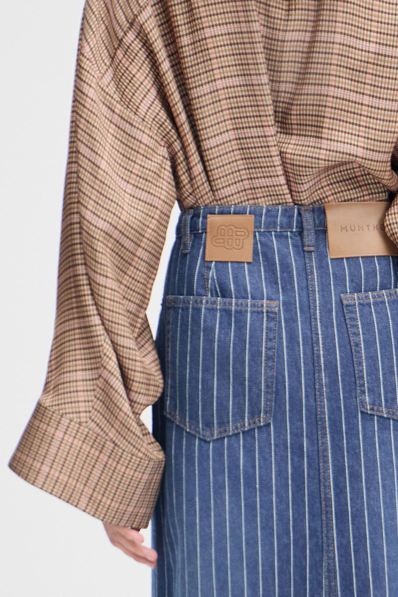Livono Denim Midi Skirt