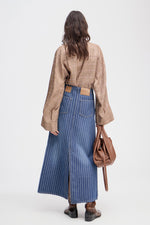 Livono Denim Midi Skirt