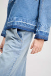 Luxa Cotton Denim Top