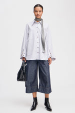 Lynne Striped Cotton Shirt