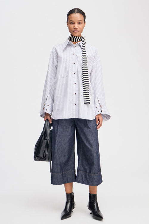 Lynne Striped Cotton Shirt