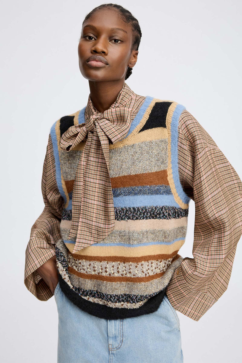 Lytti Alpaca Blended Knit Vest