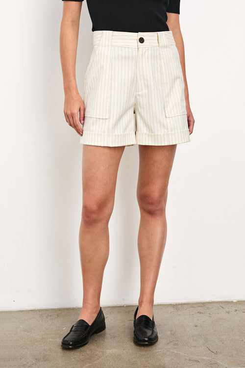 Maryam Stripes Tailored Shorts