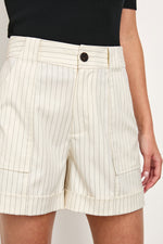 Maryam Stripes Tailored Shorts