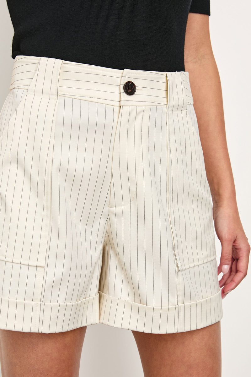 Maryam Stripes Tailored Shorts