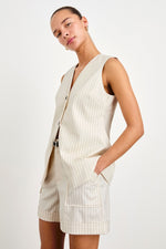 Mylah Pinstripes Waistcoat