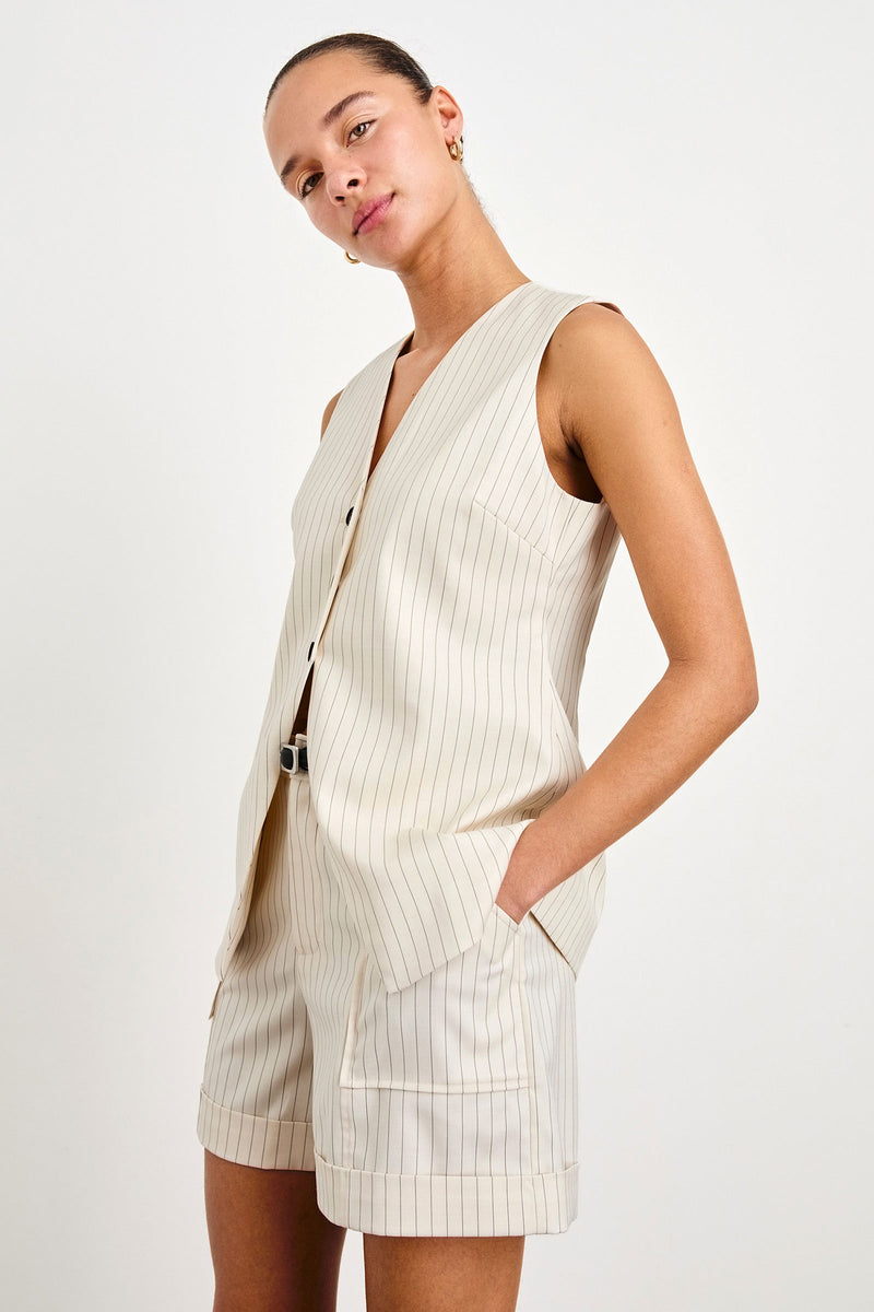 Mylah Pinstripes Waistcoat