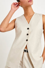 Mylah Pinstripes Waistcoat