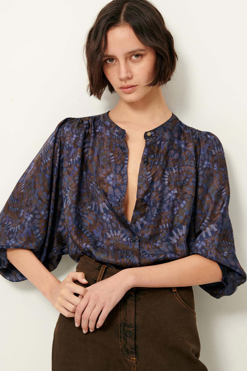 A View Printed Viscose Blouse