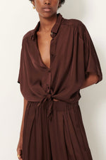 Alfassa Night Satin Blouse