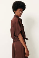 Alfassa Night Satin Blouse