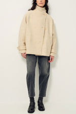 Bleeck Wool-Blended Short Coat