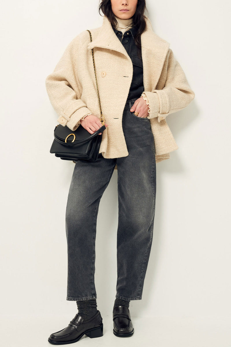 Bleeck Wool-Blended Short Coat