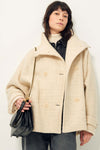 Bleeck Wool-Blended Short Coat