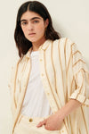 Botan Striped Cotton Shirt