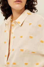Botenzo Jacquard Cotton Shirt