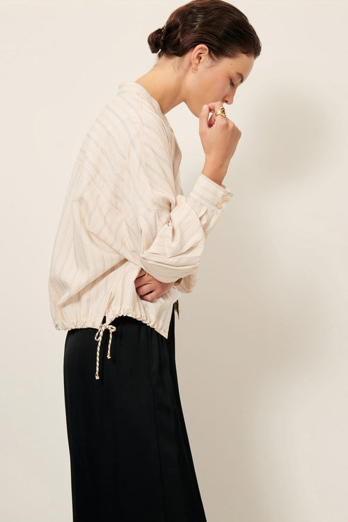 Cadaques Striped Poplin Shirt