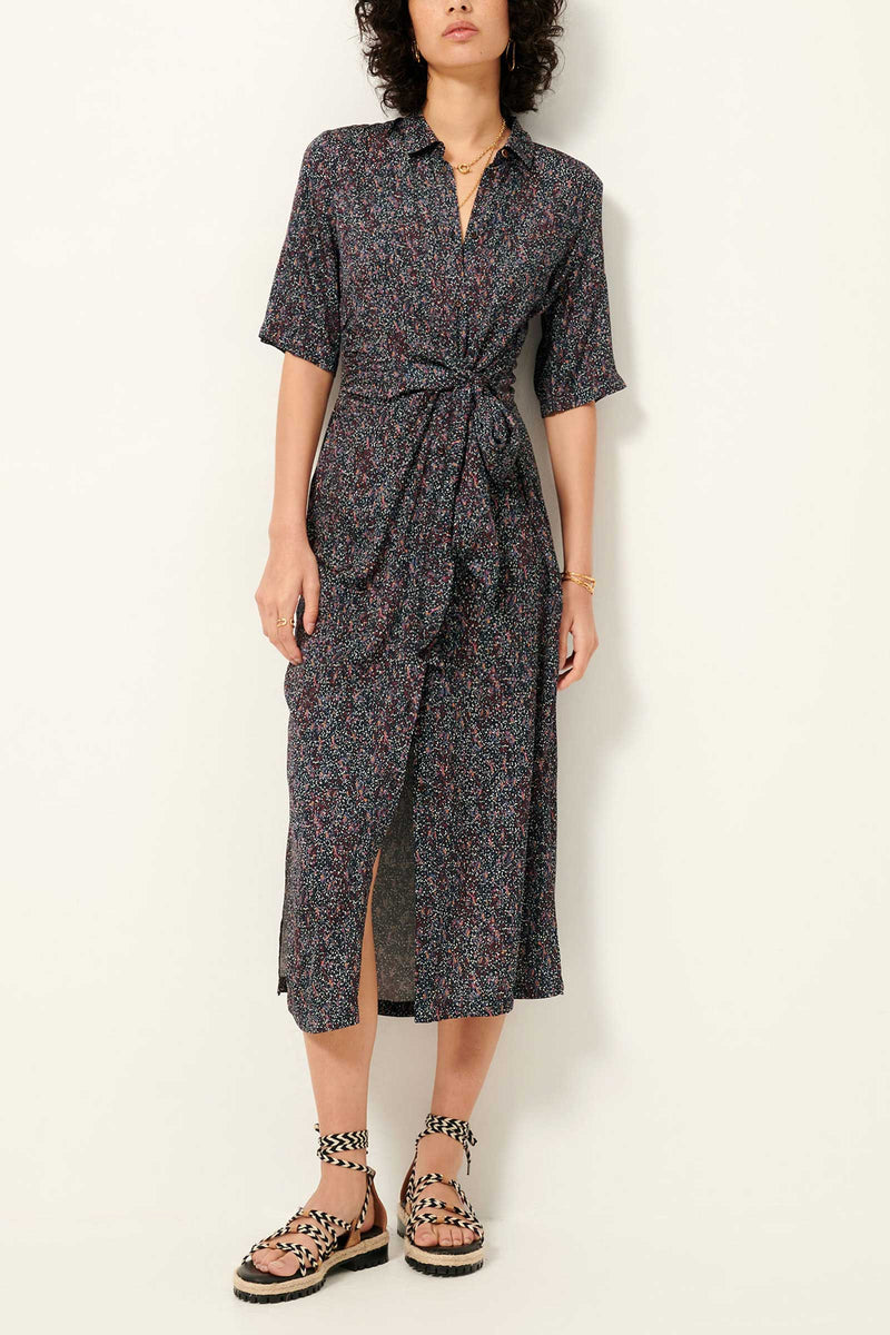 Christi Printed Midi Dress