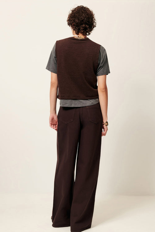 Dalt Cotton Wide-Leg Jeans