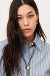 Danie Striped Poplin Shirt