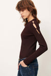Dizerio Ribbed Knit Sweater